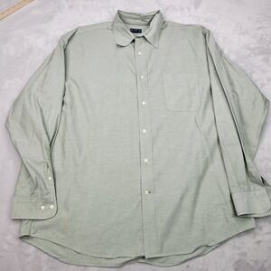 Chestnut Hill Shirt Men XXL Grey  Button Up Dress Oxford Formal Suit Adult 2XL